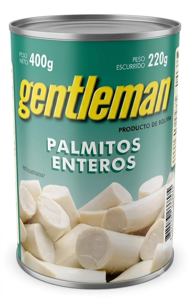 PALMITOS ENTEROS GENTLEMAN 400 GR.