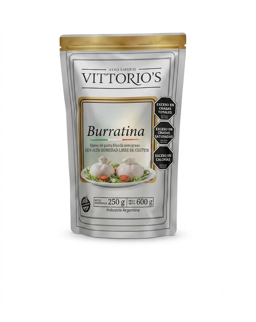 BURRATINA 2U. DOY PACK 250 GR VITTORIOS