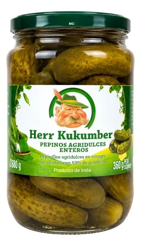 PEPINOS ALEMANES FR. 360 GR.