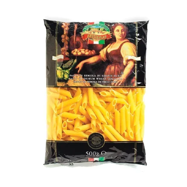 FIDEOS PENNE RIGATE GENTLEMAN 500 GR