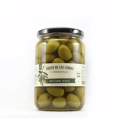 ACEITUNAS VERDES CRISTO DE LOS CERROS 400 GR
