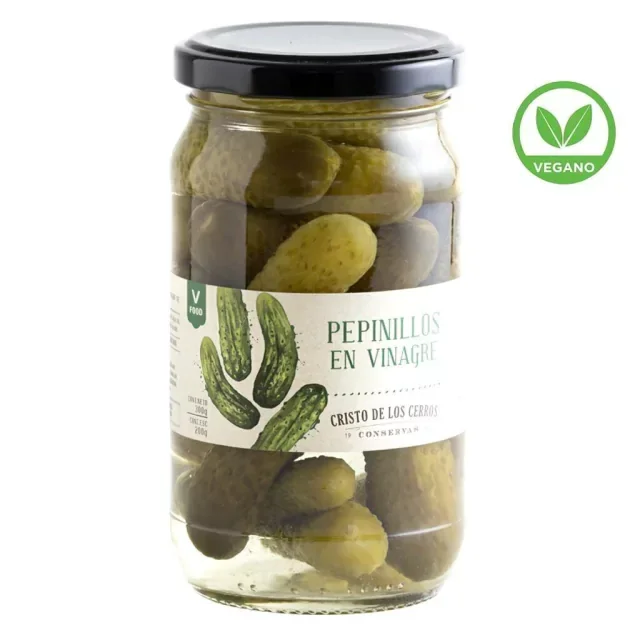 PEPINILLOS EN VINAGRE CDLC 200GR.