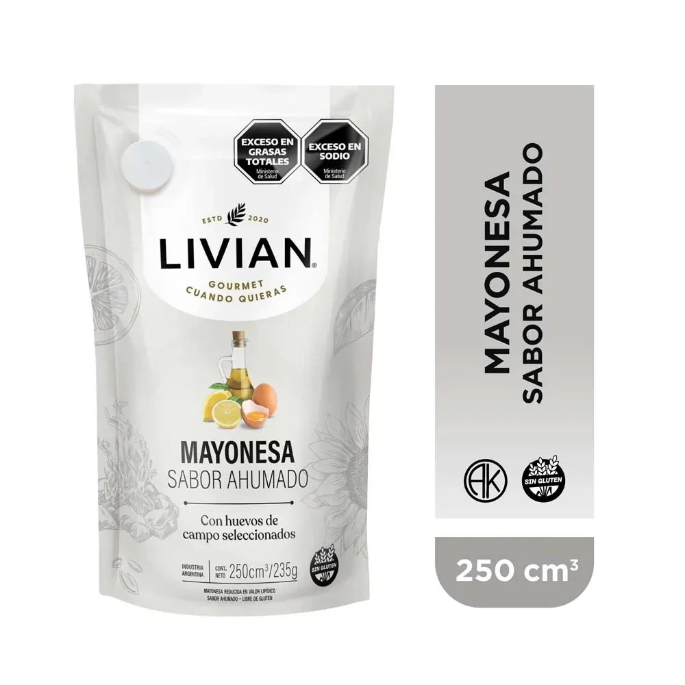 MAYONESA AHUMADA LIVIAN 250 CM3