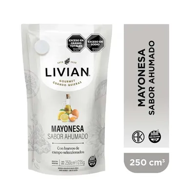MAYONESA AHUMADA LIVIAN 250 CM3