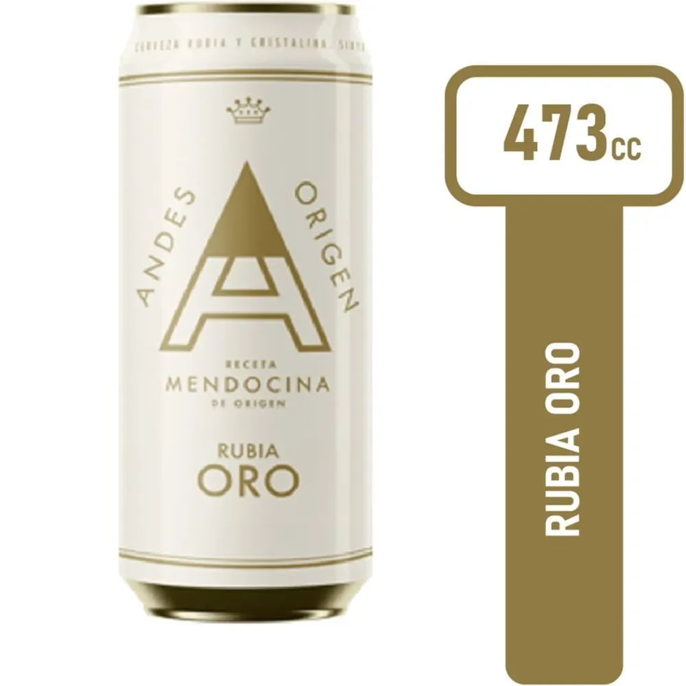 CERVEZA ANDES RUBIA ORO 473ML