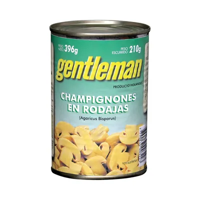 CHAMPIGNONES EN RODAJAS GENTLEMAN 400GR