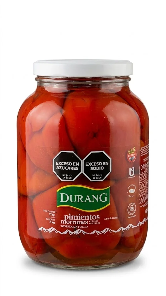 PIMIENTOS MORRONES DURANG 2 KG.