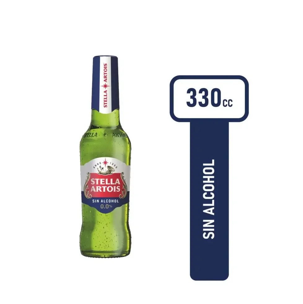 STELLA ARTOIS SIN ALCOHOL 330 ML